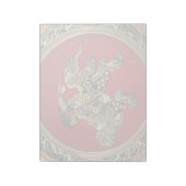 [100]北斎 – 獅子乗り獅子 ノートパッド (回転)