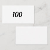 100 名刺 (正面/裏面)
