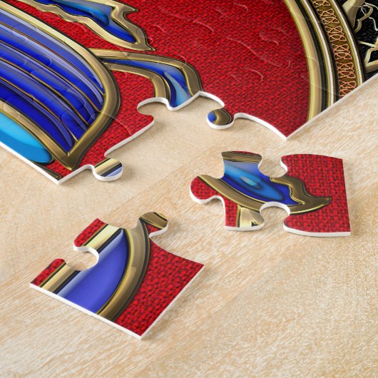 [100]埋蔵物: 古代エジプトのオオタマオシコガネ ジグソーパズル (側面)