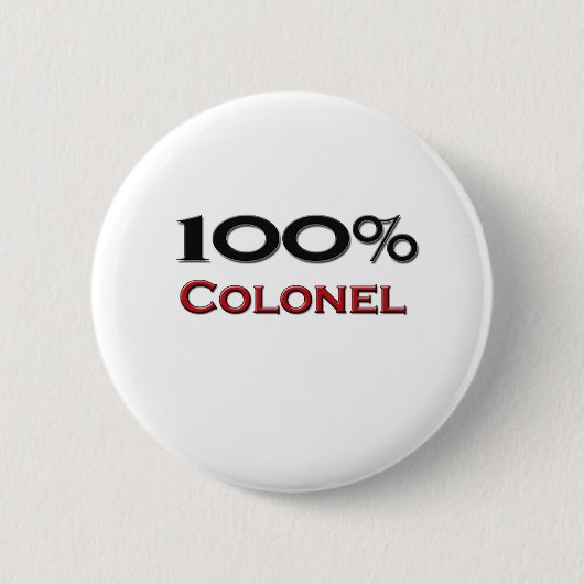 100%大佐 缶バッジ (正面)