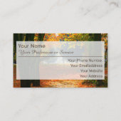 100%天然オーガニックインディアン夏スタイル 名刺 (裏面)