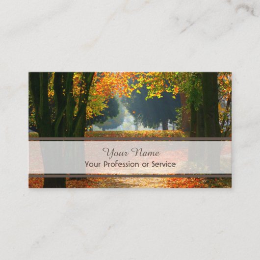 100%天然オーガニックインディアン夏スタイル 名刺 (正面)