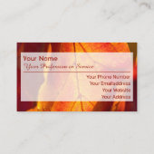 100%天然カラフルオーガニック林スタイル 名刺 (裏面)