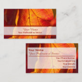 100%天然カラフルオーガニック林スタイル 名刺 (正面/裏面)