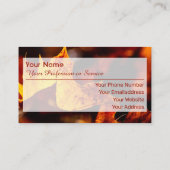 100%天然カラフルオーガニック林スタイル 名刺 (裏面)