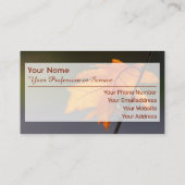 100%天然カラフルオーガニック林スタイル 名刺 (裏面)