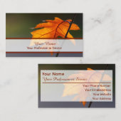 100%天然カラフルオーガニック林スタイル 名刺 (正面/裏面)