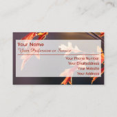 100%天然カラフルオーガニック林スタイル 名刺 (裏面)