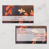 100%天然カラフルオーガニック林スタイル 名刺 (正面/裏面)