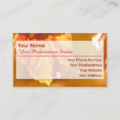 100%天然カラフルオーガニック林スタイル 名刺 (裏面)