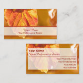 100%天然カラフルオーガニック林スタイル 名刺 (正面/裏面)