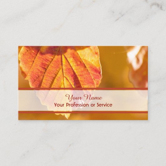 100%天然カラフルオーガニック林スタイル 名刺 (正面)