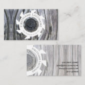 100%天然木オーガニックスタイル内装設計 名刺 (正面/裏面)