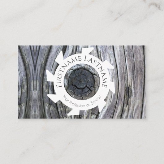 100%天然木オーガニックスタイル内装設計 名刺 (正面)