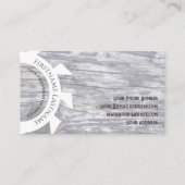 100%天然木オーガニックスタイル内装設計 名刺 (裏面)