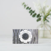 100%天然木オーガニックスタイル内装設計 名刺 (スタンド正面)