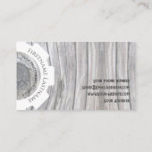 100%天然木オーガニックスタイル内装設計 名刺 (裏面)