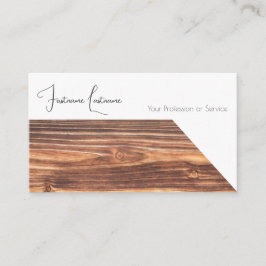 100%天然木オーガニックスタイル内装設計 名刺