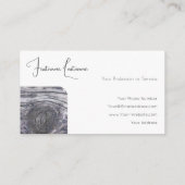 100%天然木オーガニックスタイル内装設計 名刺 (裏面)