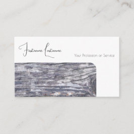 100%天然木オーガニックスタイル内装設計 名刺