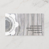 100%天然木オーガニックスタイル白丸 名刺 (裏面)