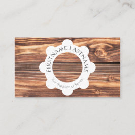 100%天然木オーガニックスタイル白丸 名刺