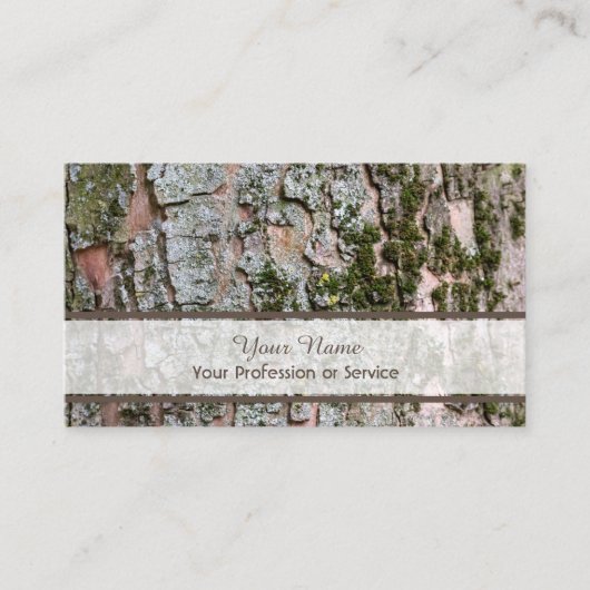 100%天然木オーガニックスタイル 名刺 (正面)