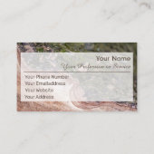 100%天然木オーガニックスタイル 名刺 (裏面)