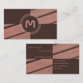 100%天然木製オーガニックスタイルb付き大工 名刺 (正面/裏面)