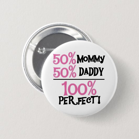 100%完全 缶バッジ (正面&裏面)