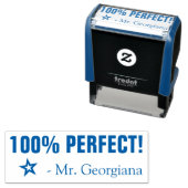 100%完璧!」 先生スタンプ セルフインキングスタンプ (インサイチュ)