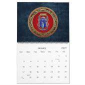 [100]宝のトローブ：古代エジプトのスカラブ カレンダー (1月 2027)