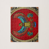 [100]宝庫：エジプト《鳥》ハヤブサ ジグソーパズル (縦)