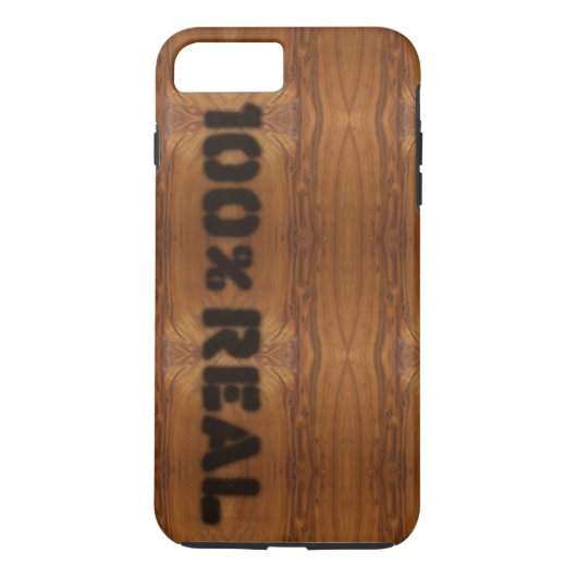 100%実在木目の外観 Case-Mate iPhoneケース (裏面)