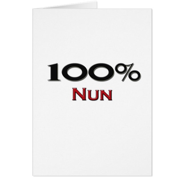 100%尼僧 (正面)