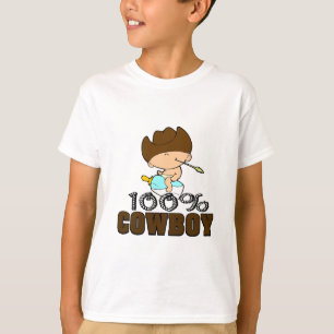 100%年のカウボーイ Tシャツ