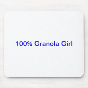 100%年のグラノーラの女の子のマウスパッド マウスパッド