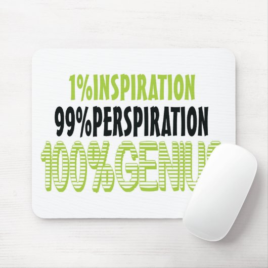 100%年の天才 マウスパッド (マウス)