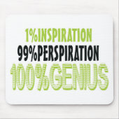 100%年の天才 マウスパッド (正面)