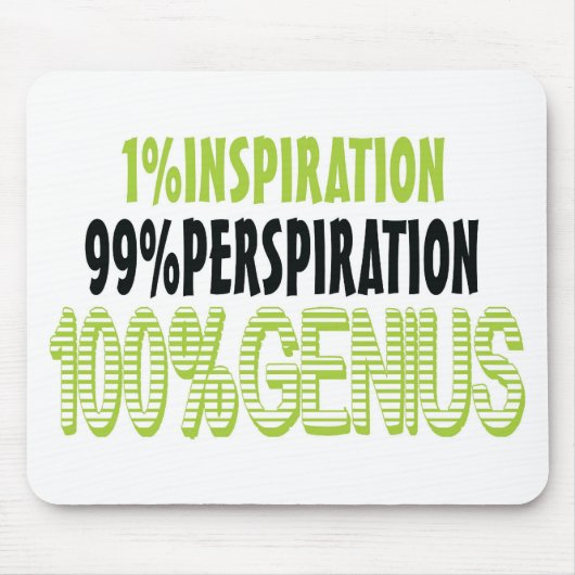 100%年の天才 マウスパッド (正面)