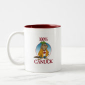 100%年のCanuck ツートーンマグカップ (左)