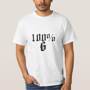 100%年のG Tシャツ