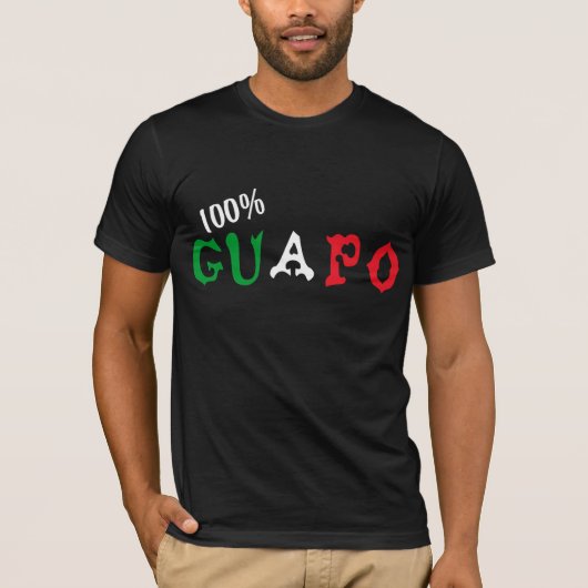 100%年のGuapo Tシャツ (正面)