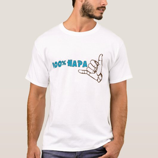 100%年のHapaのワイシャツ Tシャツ (正面)