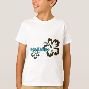 100%年のHapa (ハイビスカスと) Tシャツ