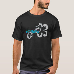 100%年のHapa (ハイビスカスと) Tシャツ