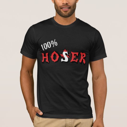 100%年のHoser Tシャツ (正面)