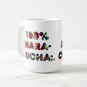 100%年のMaracucha! コーヒーマグカップ (正面左)