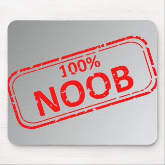 100%年のNoobの形式的なマウスパッド マウスパッド