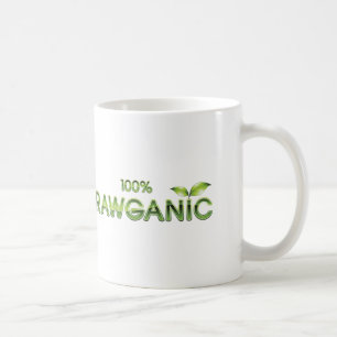 100%年のRawganicの未加工食糧 コーヒーマグカップ